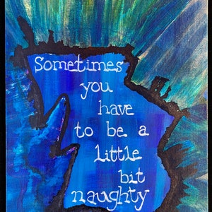 Matilda La pintura lírica musical de Broadway / A veces tienes que ser un poco travieso Teatro musical abstracto Arte Teatro Decoración Regalo