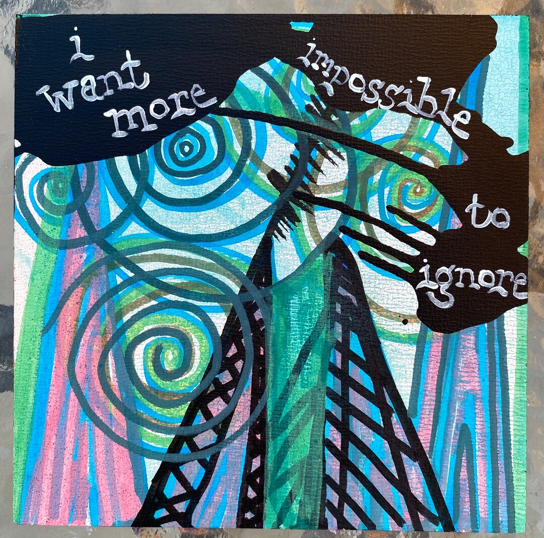 The Cranberries Inspired Dreams Lyrics Painting I Want More Impossible