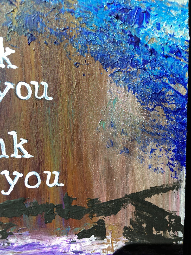 Alanis Morissette Thank You Lyrics Painting