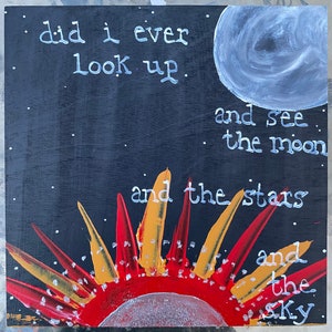 The Great Comet of 1812 Broadway Lyrics Art | Dust and Ashes Song Musical Theater Decor | Inspirational Wall Hanging Theater Enthusiast Gift