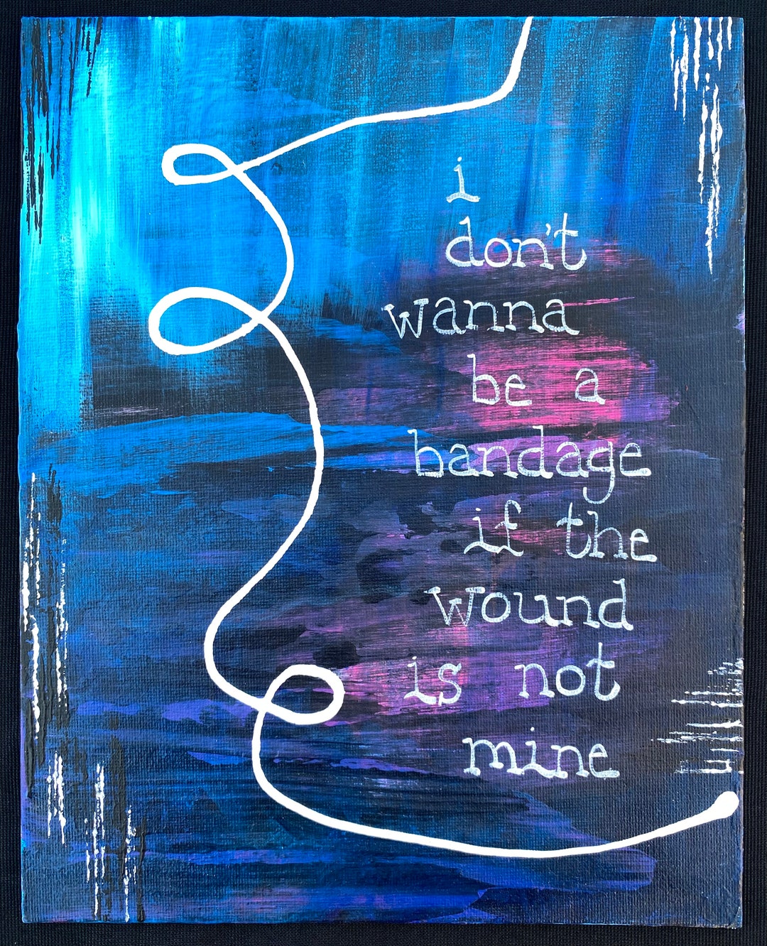 Alanis Morissette Not the Doctor Lyric Painting I Don't Etsy