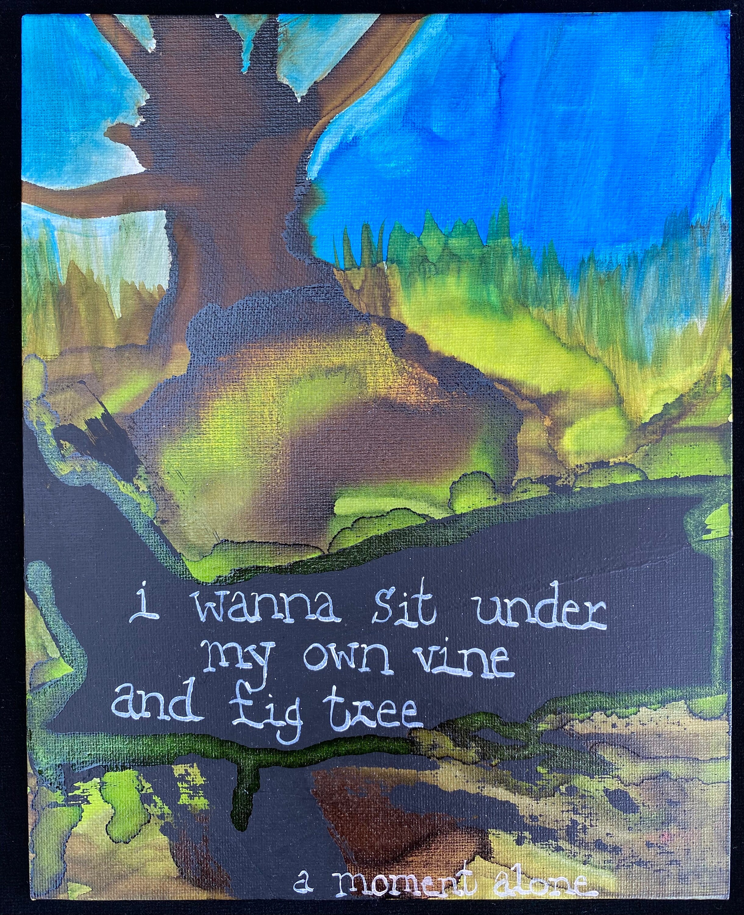 Hamilton Broadway One Last Time Lyric Painting I Wanna Sit | Etsy Ireland