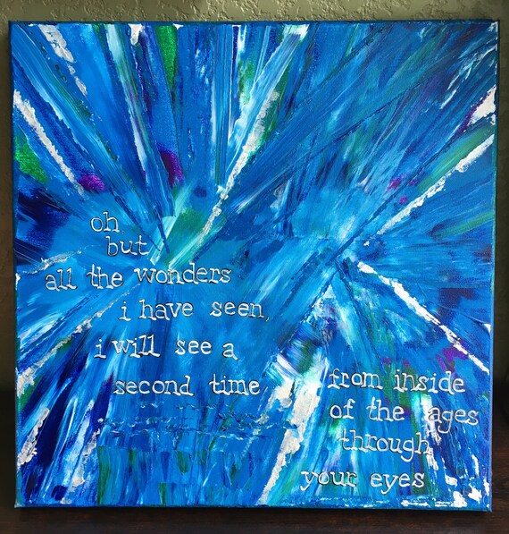 The Mother Brandi Carlile Lyrics Hand Painted Artwork Music Etsy