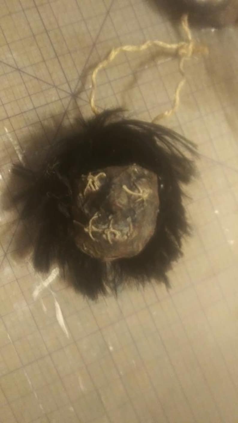 Paper Mache Shrunken Head Etsy