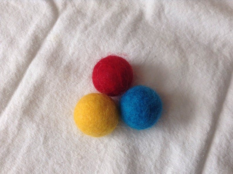 Cat Toy Balls / Hand Made 100 Wool Felted Cat Toys / Etsy