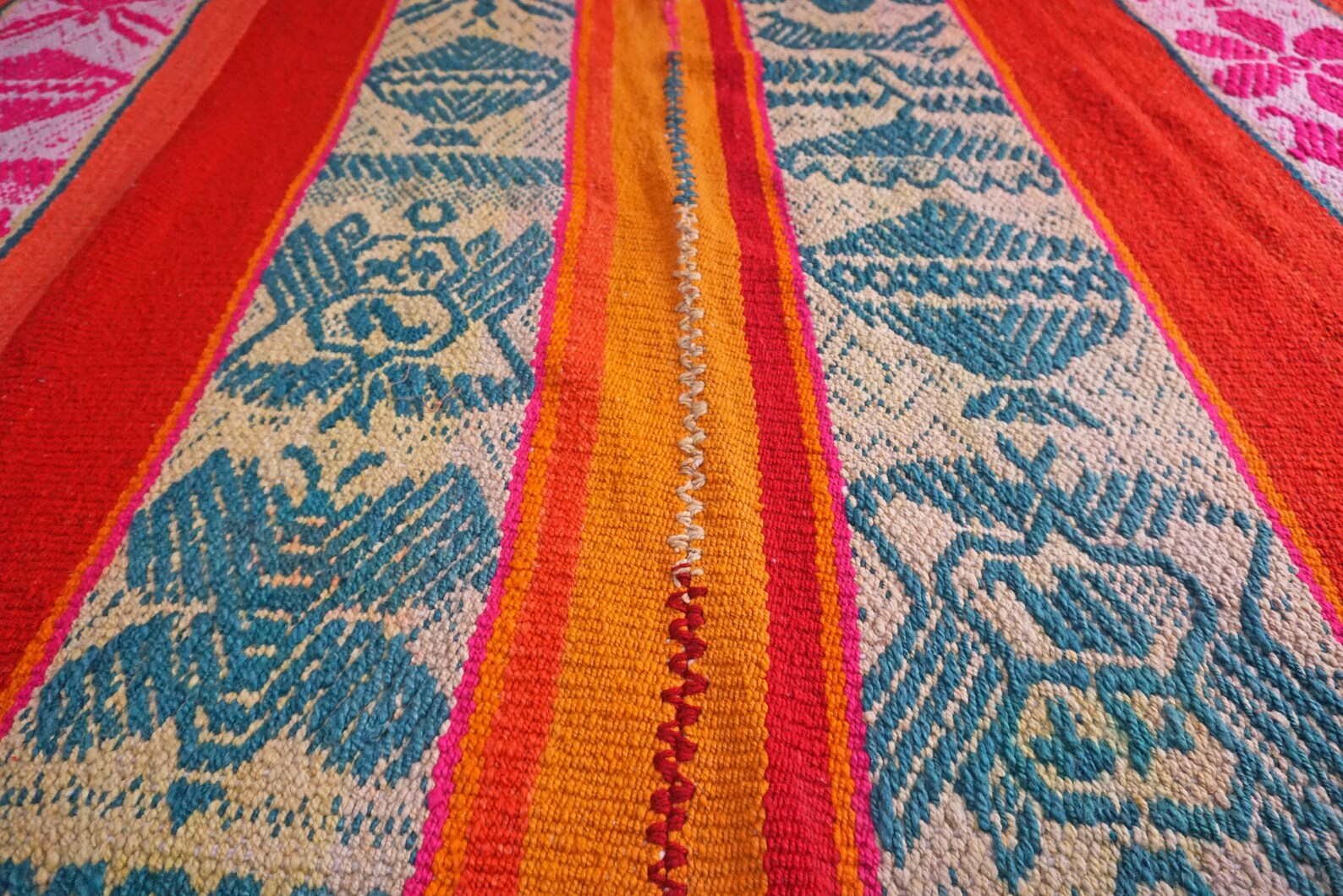 Peruvian colorful blanket / peruvian patterns / carpet / Rug / Etsy
