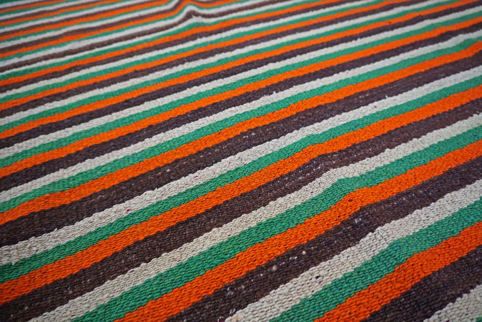 Peruvian Colorful Blanket / Carpet / Rug / Frazada / Handmade Etsy