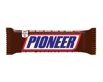 Printable "DOWNLOAD file"- Pioneer  Gift Chocolate Candy Wrapper for 2024 JW  Gifts