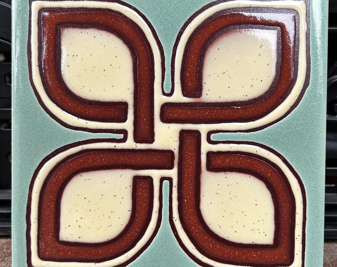 Decorative Celtic Hand-Painted 6x6 Tiles.Indoor or outdoor installation. Pool Safe.