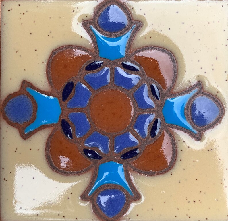 3x3 Hand Painted Decorative Tiles Etsy