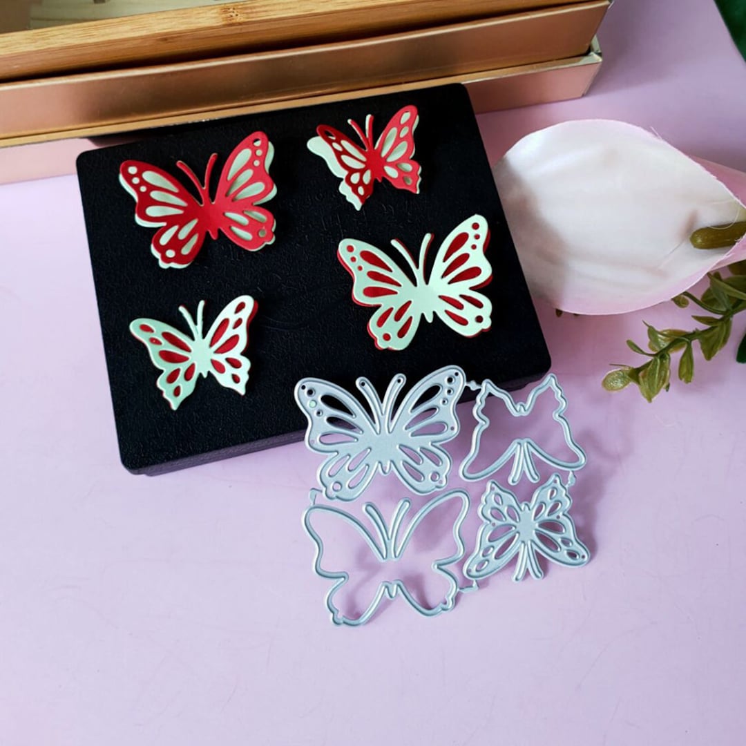Butterfly Dies Cuts for Card Making Metal Cutting Die Paper Craft ...