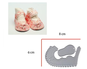 Baby Shoes Metal Cutting Die,Paper Craft Cutting Die, Stencil,Scrapbooking Dies,DIY Card Making,Die Cut