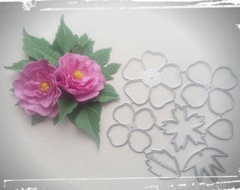 Flower  Metal Cutting Die,Paper Craft Cutting Die, Stencil,Scrapbooking Dies,DIY Card Making,Die Cut