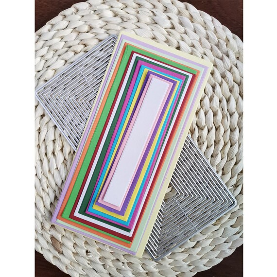 14PCS Business Cards Die Cut Paper Craft Cutting Die Etsy