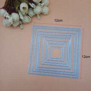8pcs / set marco metal corte die, papel craft corte die, plantilla, chatarra dies, fabricación de tarjetas DIY, corte de troquel