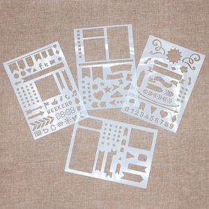 Planner Stencil Metal 