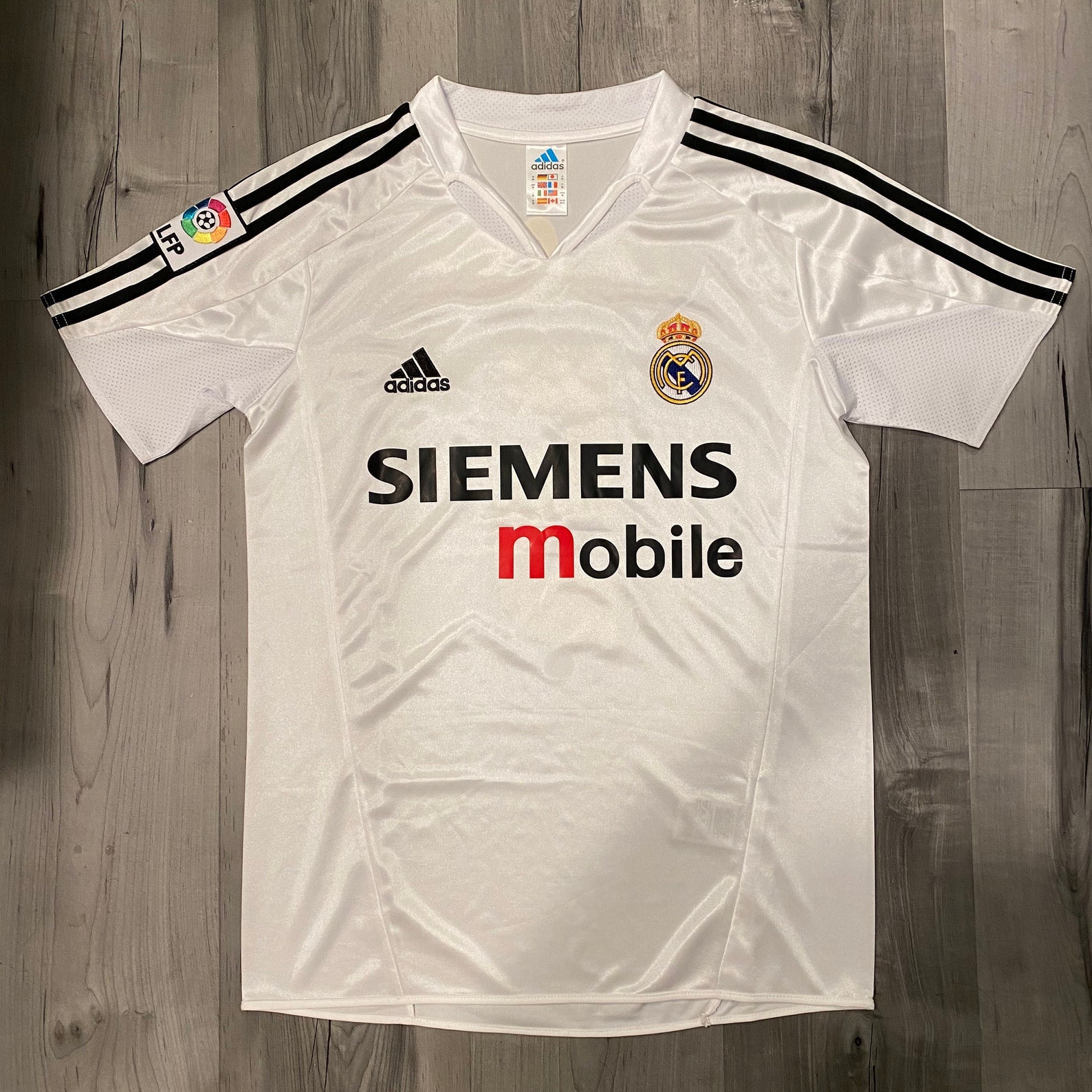 Real Madrid 2004 2005 Galacticos Jersey 5 Zidane Jersey Etsy