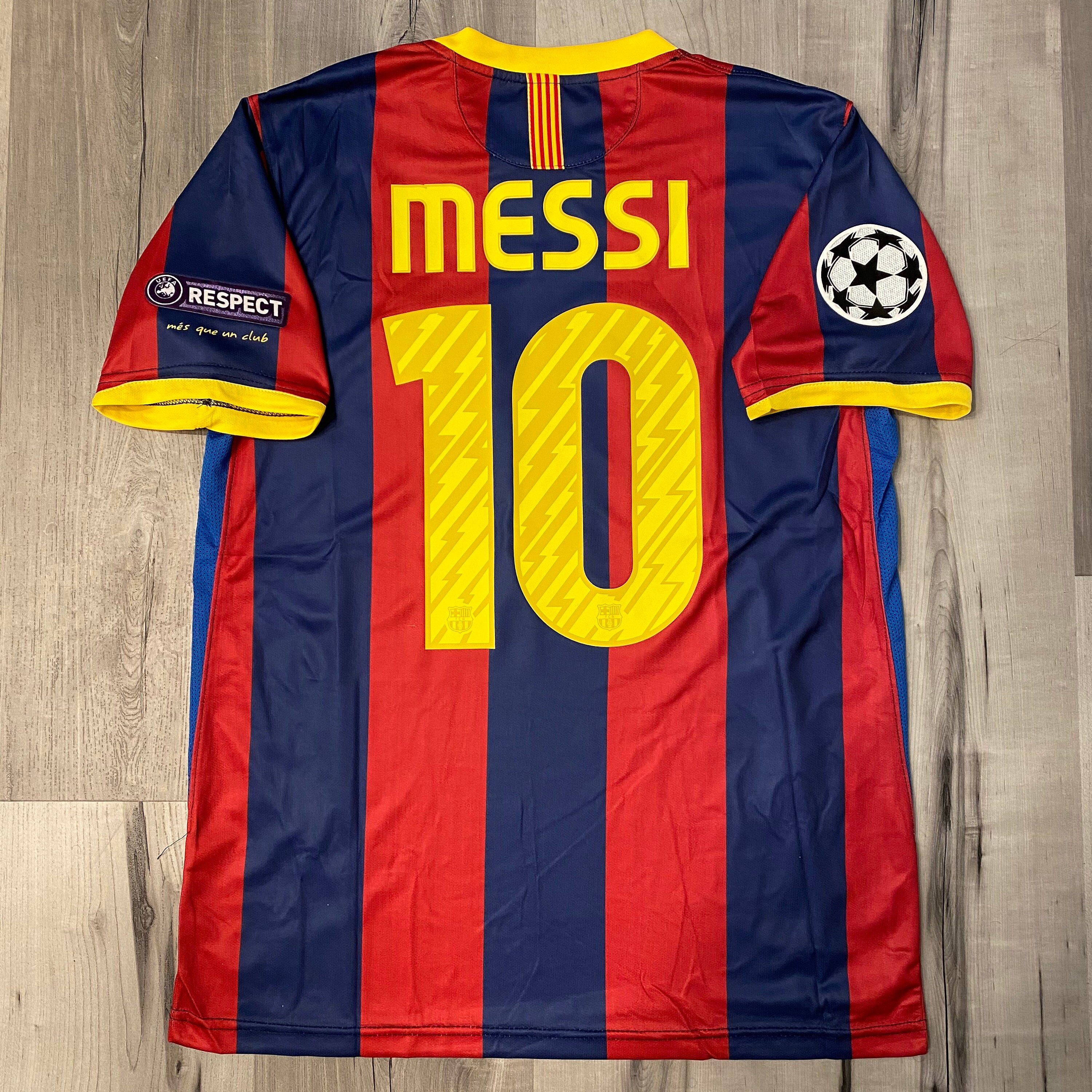 2011 Messi Barcelona Jersey Champions League Retro Collectible | Etsy