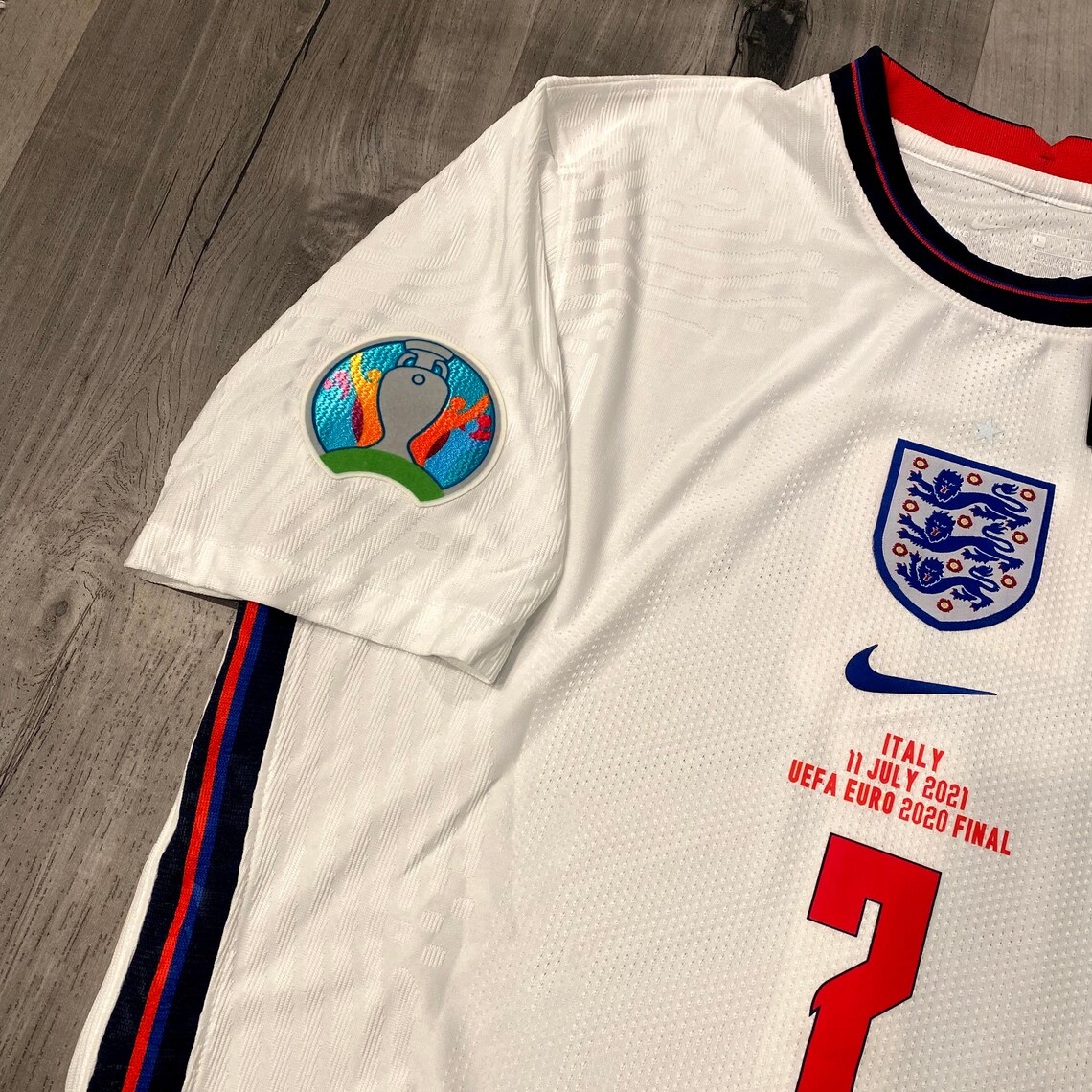 Jack Grealish England Jersey 2020 Euro Final Vapor Match Kit Etsy