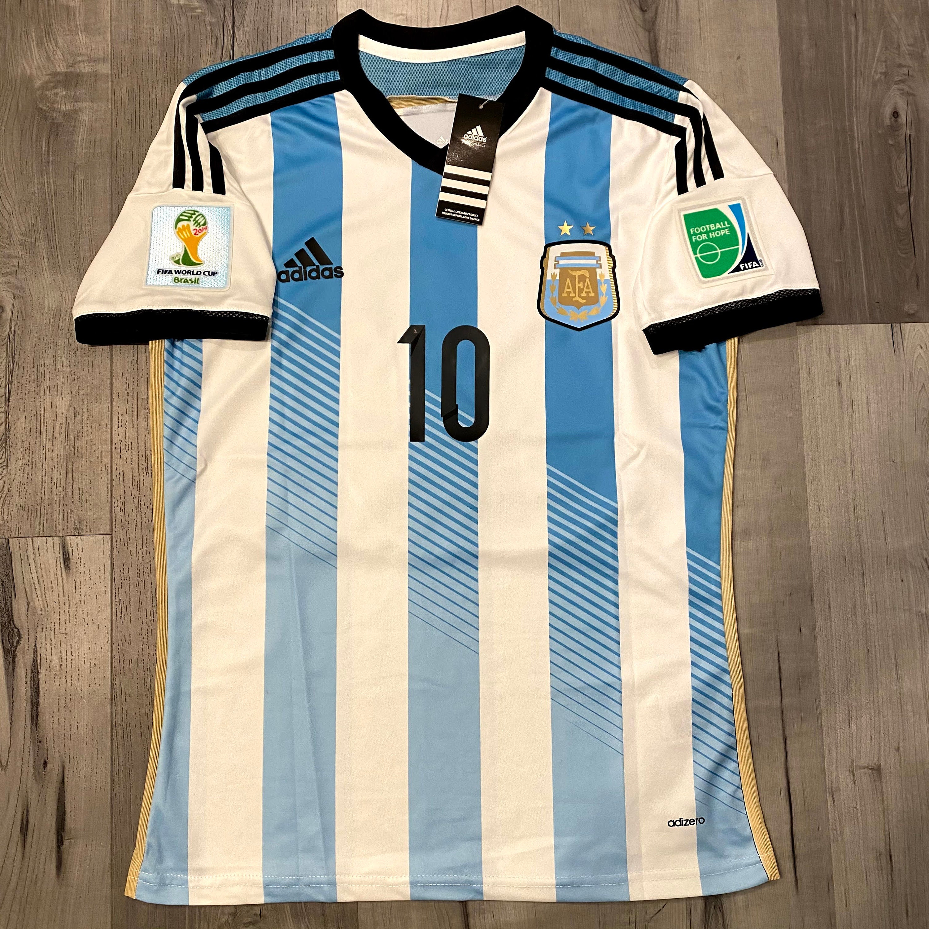 Messi 2014 World Cup Home Jersey Argentina Home 2014 World Cup Etsy