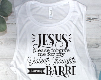 Funny Barre Tank, Women's Barre Tank Top, Barre Shirts Women Gym Tank Funny Barre Shirt Pure Barre  Gift for Her Workout Gifts