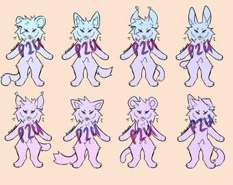 Fur Affinity Rabbit Base Furry Bunny Base - Etsy