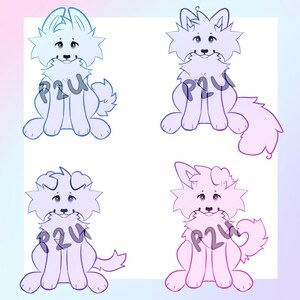 puppy canine furry - base / lineart