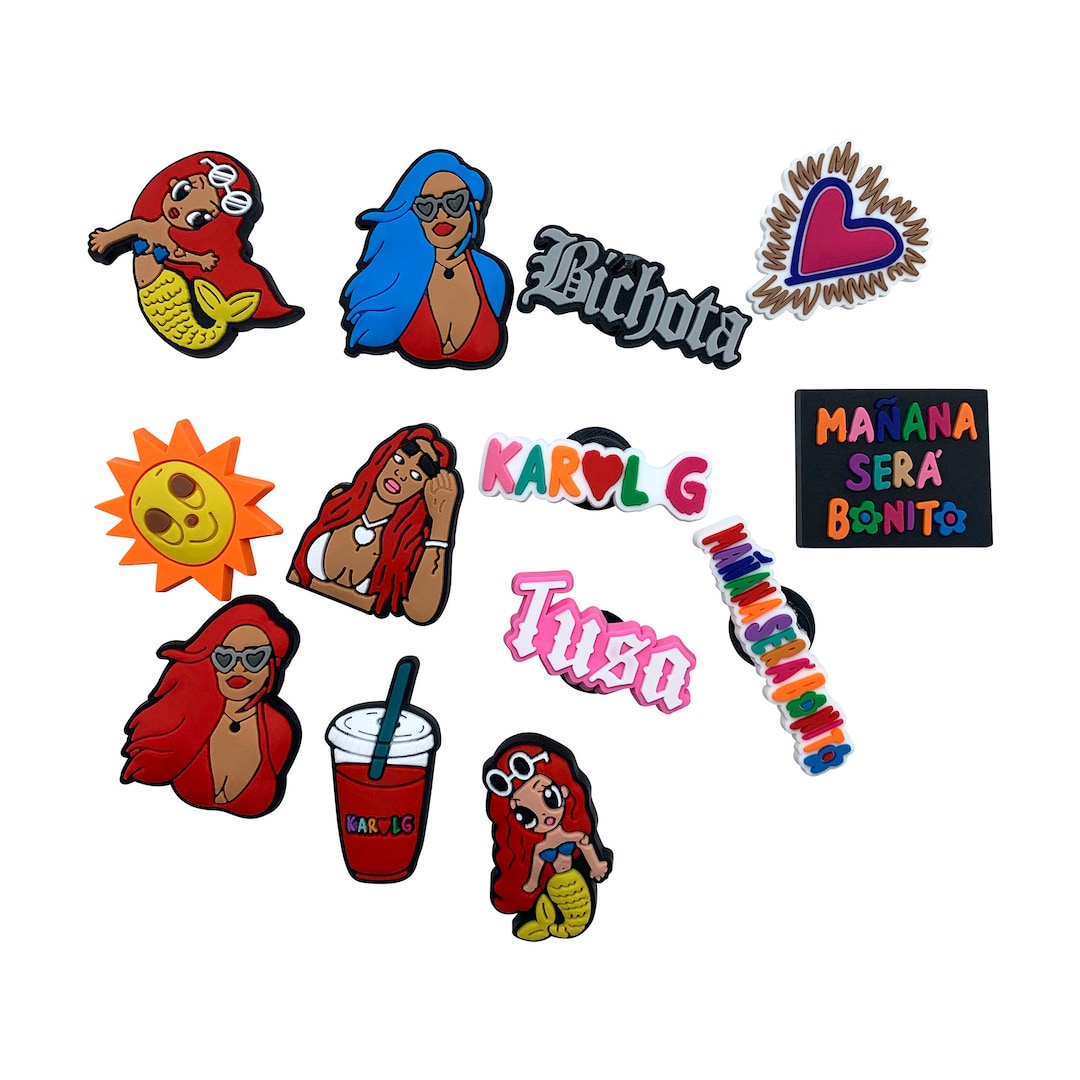 Karol G Charms for Crocs Manana Sera Bonita Shoe Charms for Crocs Karol