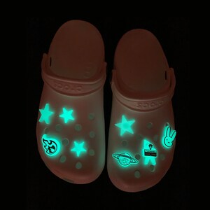 BEST SELLER bad Bunny Shoe Charms Glow in the Dark Complete Set 8 Bad ...