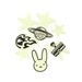 BEST SELLER -Bad Bunny Shoe Charms  - Glow in the Dark - Complete Set - 8 Bad Bunny Charms - Bad Bunny for Crocs - Best Reviews - FREE S&H! 