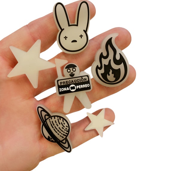 Buy BEST SELLER bad Bunny Shoe Charms Glow in the Dark Complete