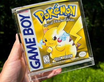 Game Boy Acrylic Display Case: UV Protection GBA Storage - 99% UV Protection