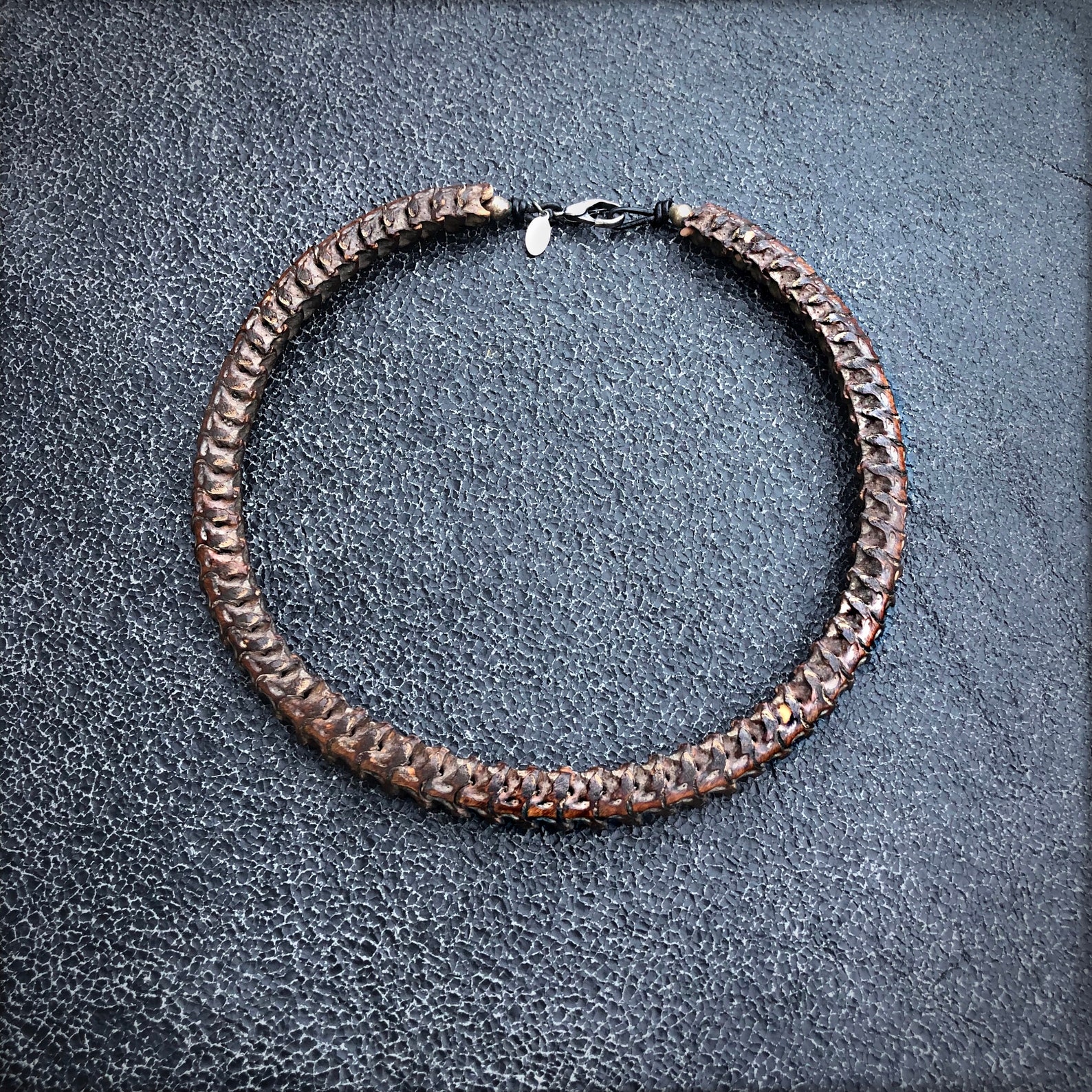 Snake Vertebrae Necklace Etsy