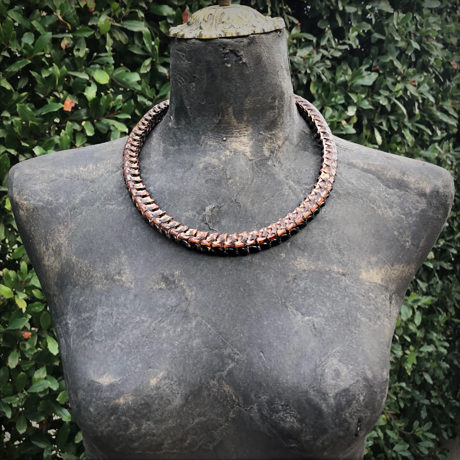 Snake Vertebrae Necklace Etsy