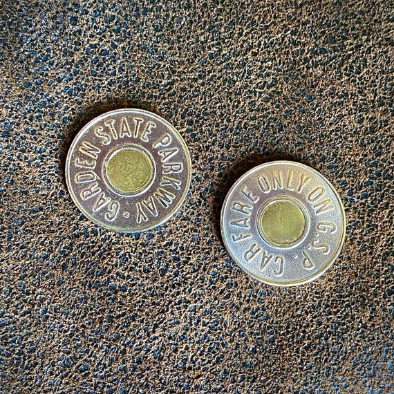 Garden State Parkway Token, Vintage New Jersey Toll Road Token