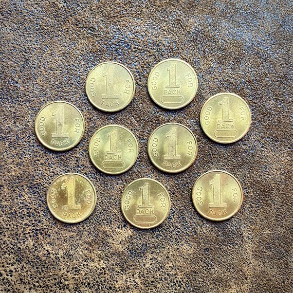 cigarette tokens Token - Sparks World Cigarette Machine tokens -