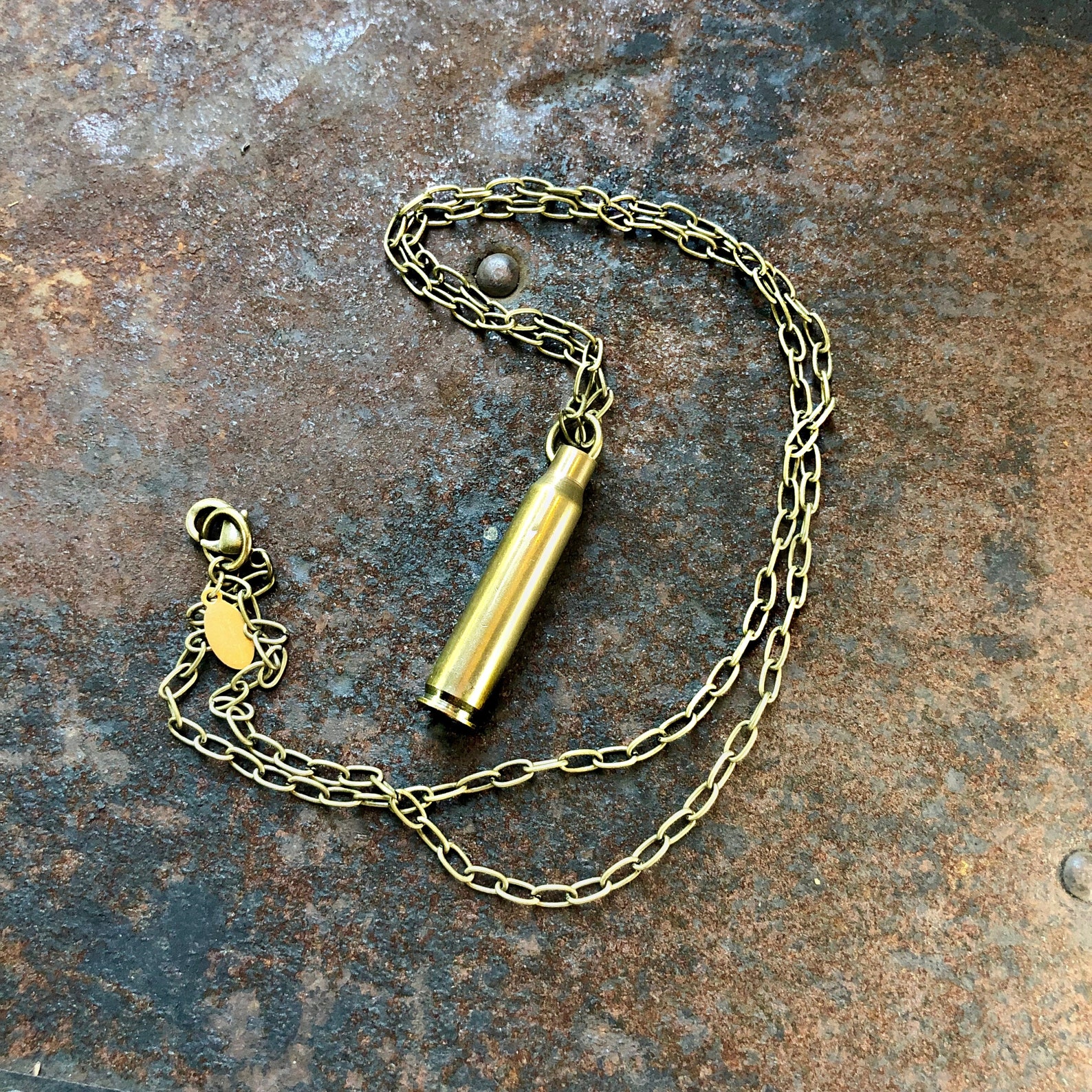 Bullet Necklace Recycled Bullet Necklace for Boyfriend Etsy