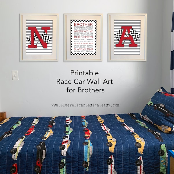 Race Car Bedroom Etsy
