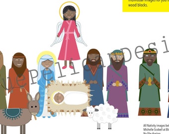 Manger Scene Printable - Etsy