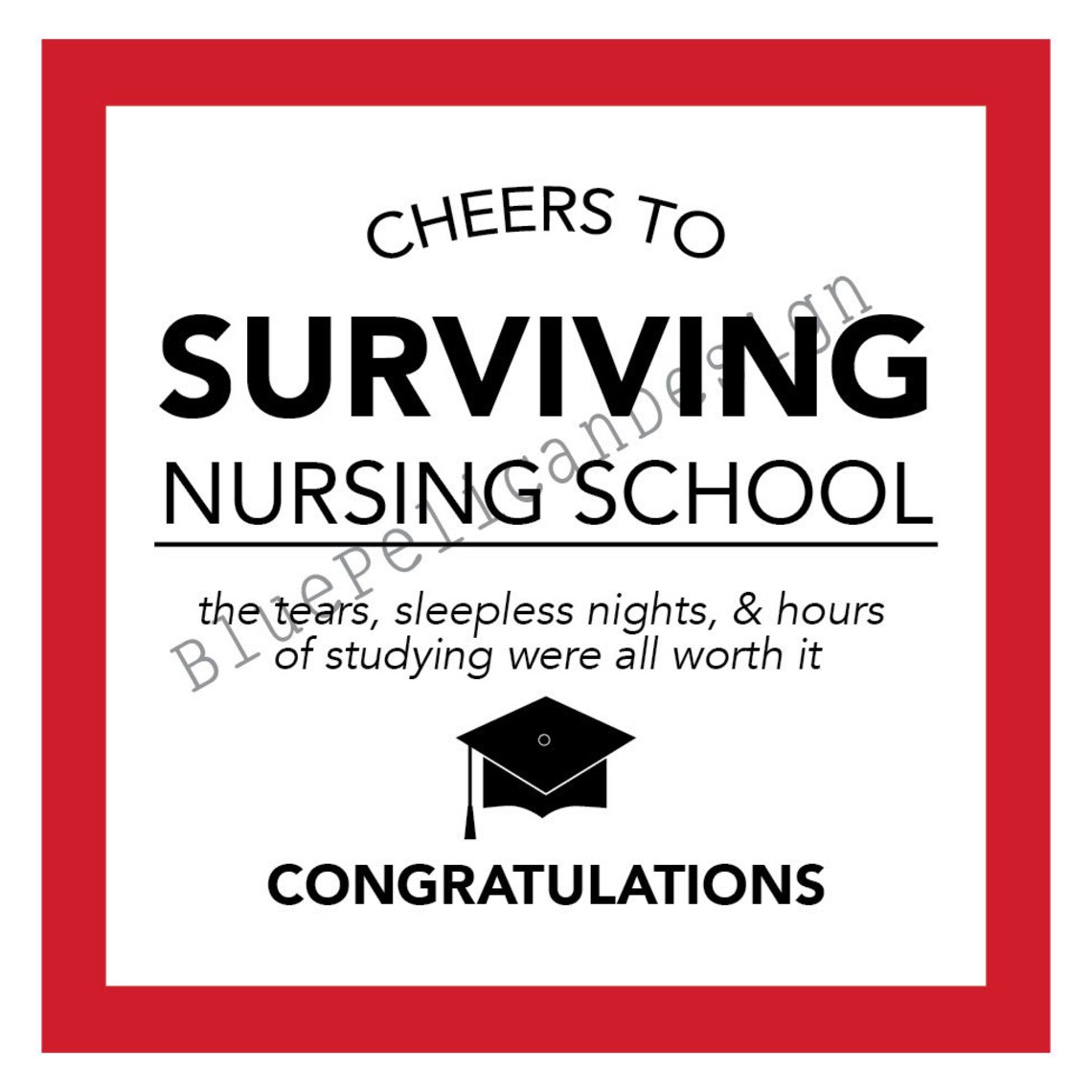 Printable Nurse Gift Printable Graduation Gift Printable - Etsy