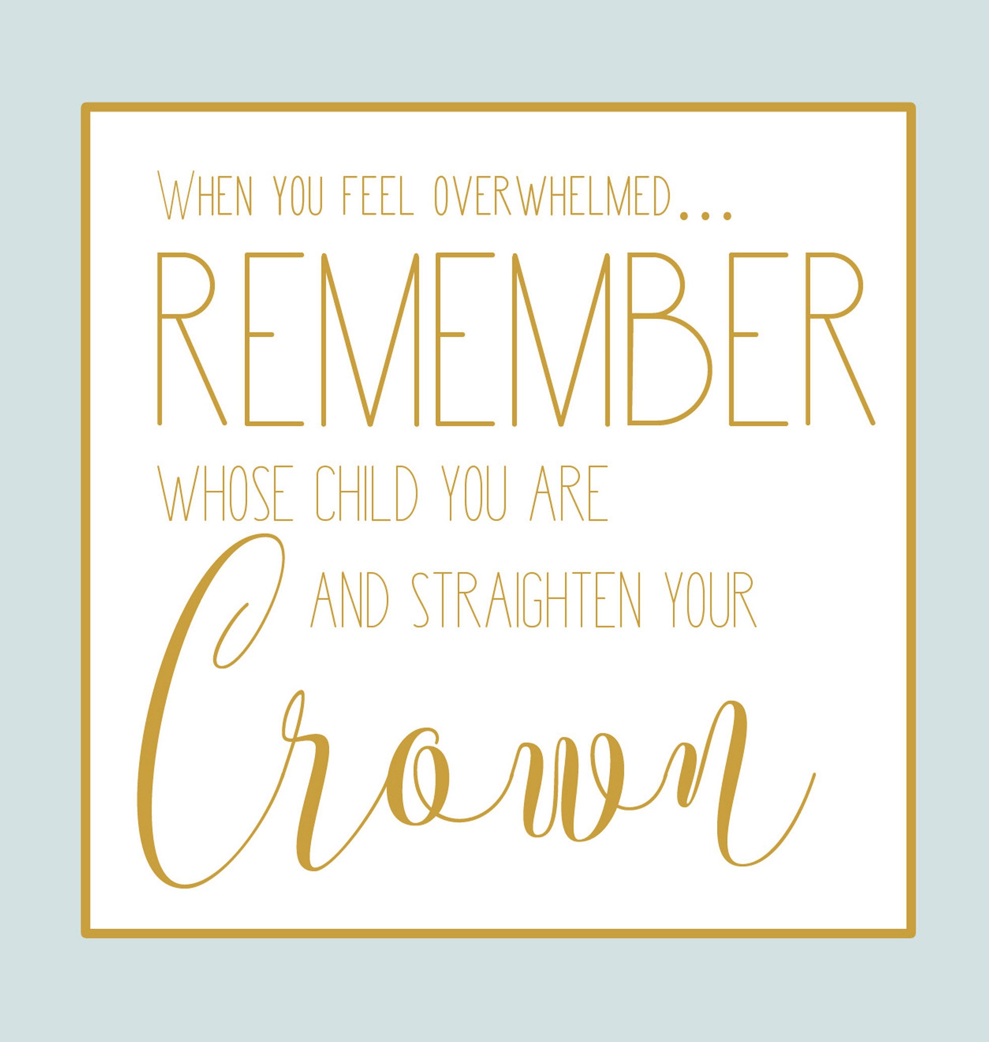 Printable Christian Wall Art Remember Who You Are Boy Etsy