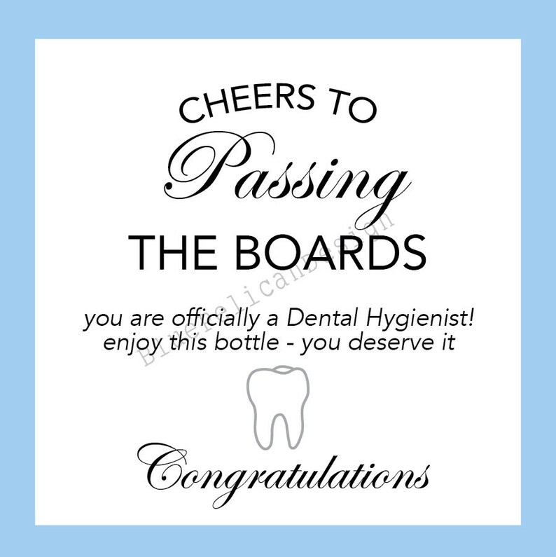 Printable Dental Hygienist Gift Printable Graduation Gift Etsy