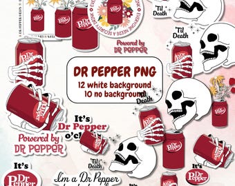 Dr Pepper PNG – Printable Dr Pepper Stickers – Dr Pepper Gifts – Dopamine Dr Pepper