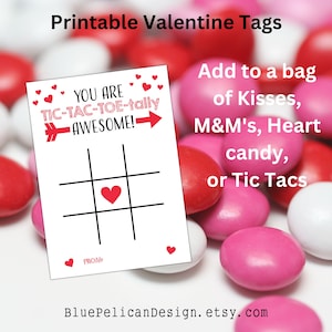 Biglietti stampabili per San Valentino Tic Tac Toe – Biglietti stampabili per San Valentino per bambini – Gioco Tic Tac Toe per San Valentino – Biglietti stampabili per San Valentino a scuola