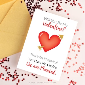 Lustige druckbare Valentinstag für Ehepartner, Karten für Partner, humorvolle Valentinstagskarte für Ehemann, Ehefrau, lustige E Karte