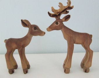 Trähjortfigurer