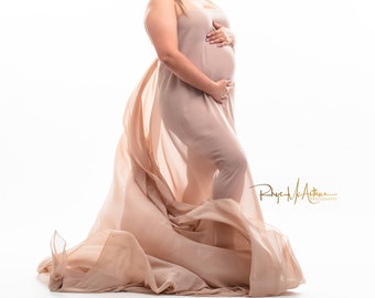 Chiffon Tossing Fabric Draping Maternity Sheer Silky See Through Photo Photography Shoot Prop Drape