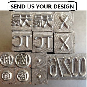 Custom Design Steel Die Mould Cr12mov steel matrix stamping steel processing punch head Digital Alphabet Letter Numbers Logos..
