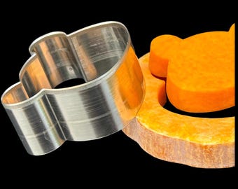 Moldes de corte de frutas e vegetais de aço inoxidável 304 - Formatos personalizáveis para entalhe de alimentos na cozinha, relevo em argila