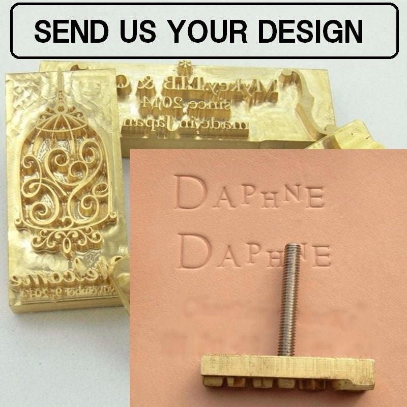 Custom Leather Magnesium Stamp, Customized Brass Stamp for Hot Embossing,  Custom Embosser Leather Stamp, Hot Stamp With My Logo Cliche Plate 